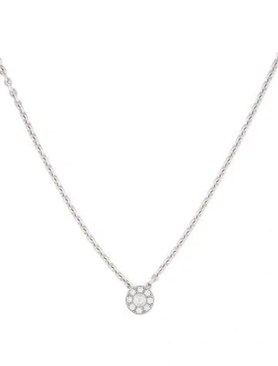 Pre-owned Charriol 18k Diamond Pendant Necklace, 16.5" In Multicolor