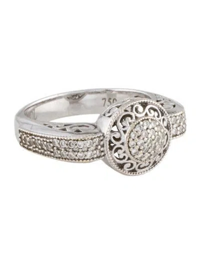 Pre-owned Charriol 18k Diamond Ring In Multi