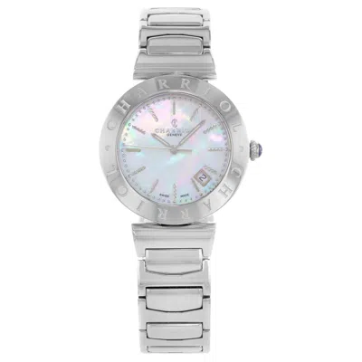 Pre-owned Charriol Alexandre Steel Mop Quartz Ladies Watch Ams.920.002 In Multi