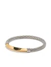 Charriol Better Half Logo-engraved Bracelet In Gold