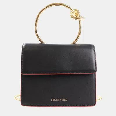 Pre-owned Charriol Black Leather Zenitude Handbag