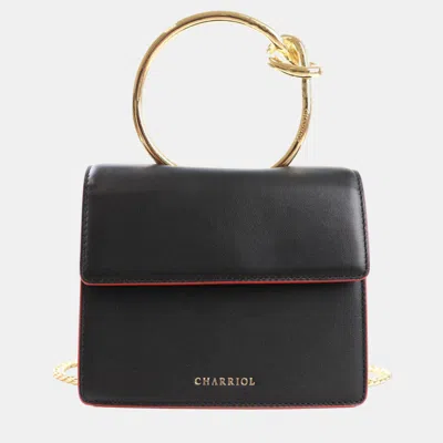 Pre-owned Charriol Black Leather Zenitude Handbag