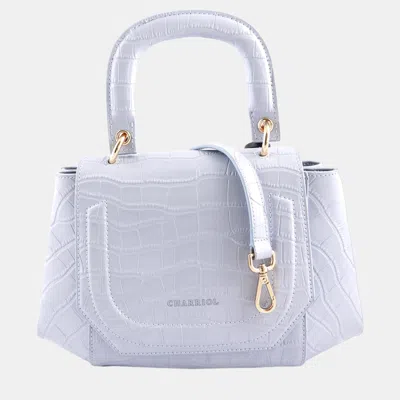 Pre-owned Charriol Blue Leather Passion Handbag