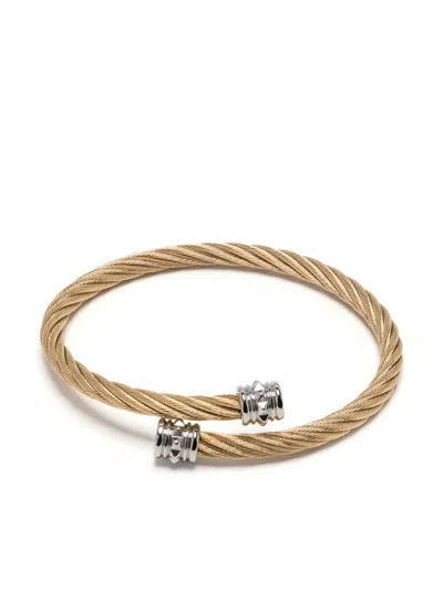 Charriol Celtic Rope-detail Bangle In Gold