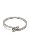 Charriol Celtic Rope-detail Bangle In Silver