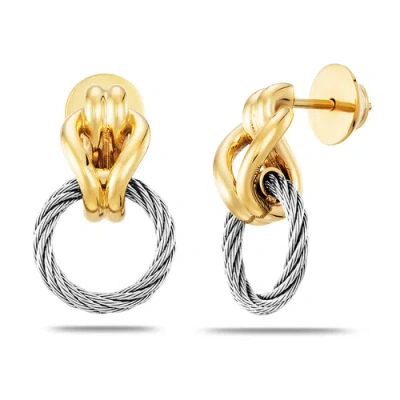 Charriol Celtic Knot Earrings In Gold