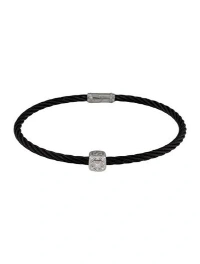 Pre-owned Charriol Celtic Noir Station Bracelet, 7" In Multicolor