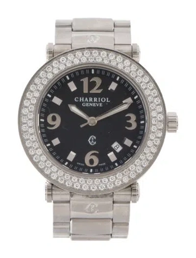 Pre-owned Charriol Columbus Watch, 38mm In Multi