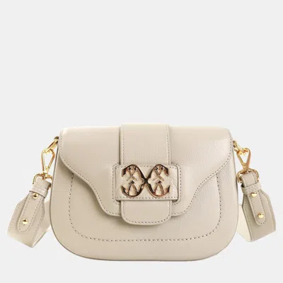 Pre-owned Charriol Cream Leather Marie Olga Crossbody