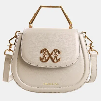 Pre-owned Charriol Cream Leather Marie Olga Handbag