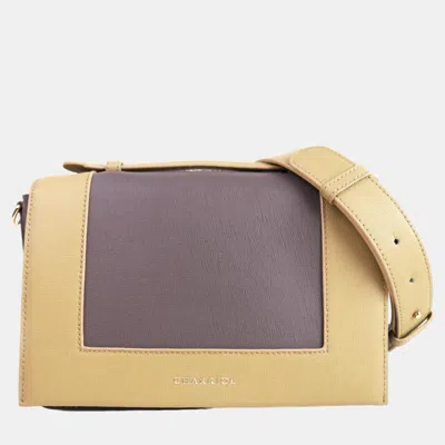Pre-owned Charriol Dark Grey Leather Marina Crossbody