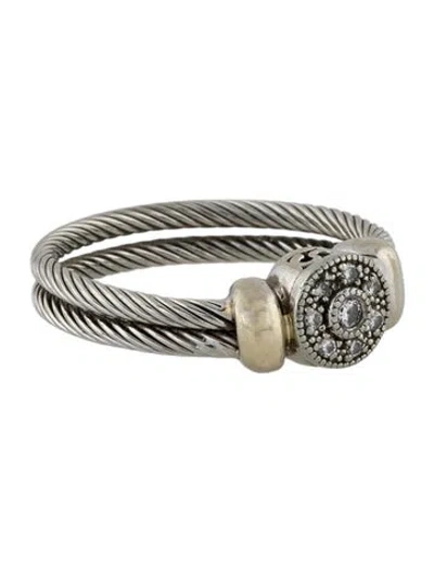 Pre-owned Charriol Diamond Cocktail Ring In Multi