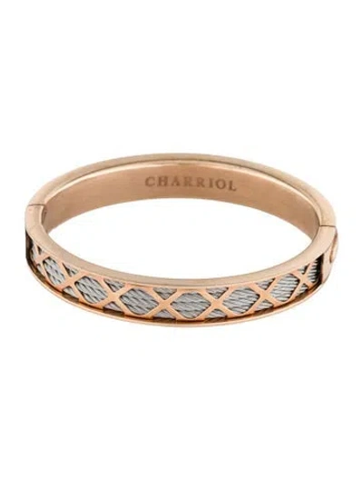 Pre-owned Charriol Forever Bangle Bracelet, 6.75" In Multi