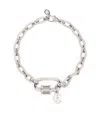 Charriol Forever Lock Rope-detail Bracelet In Silber