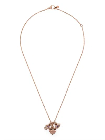Charriol Forever Lucky Pendant Necklace In Pink