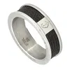 CHARRIOL CHARRIOL FOREVER STAINLESS STEEL BLACK PVD CABLE RING