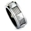 CHARRIOL CHARRIOL FOREVER STAINLESS STEEL CABLE BAND RING