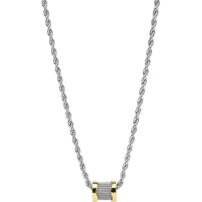 Charriol Forever Waves Charms Pendant In Bicolor