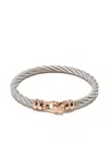 Charriol Ibiza Rope-detail Bangle In Silver