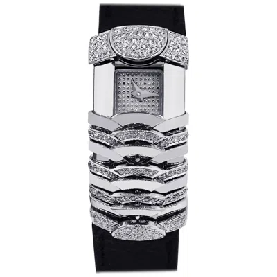 Pre-owned Charriol Ladies White Gold Diamond La Jolla Quartz Wristwatch In Stock