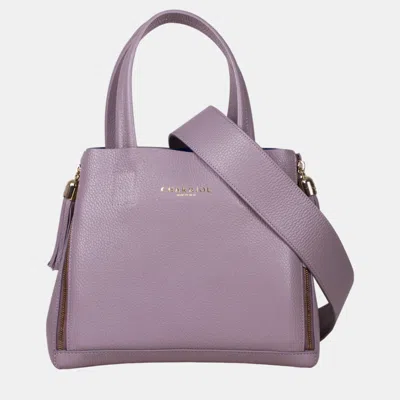 Pre-owned Charriol L.grey Leather Handbag