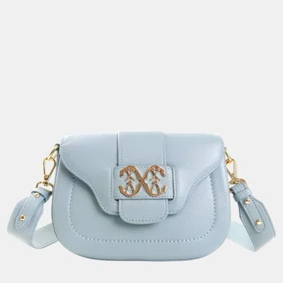 Pre-owned Charriol Light Blue Leather Marie Olga Crossbody