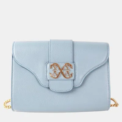 Pre-owned Charriol Light Blue Leather Marie Olga Crossbody