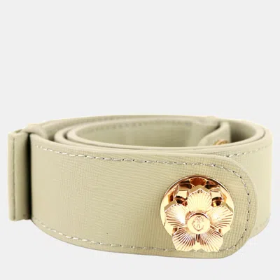 Pre-owned Charriol Light Grey Leather W-belts