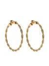 Charriol Love Twist Hoop Earrings In Gold