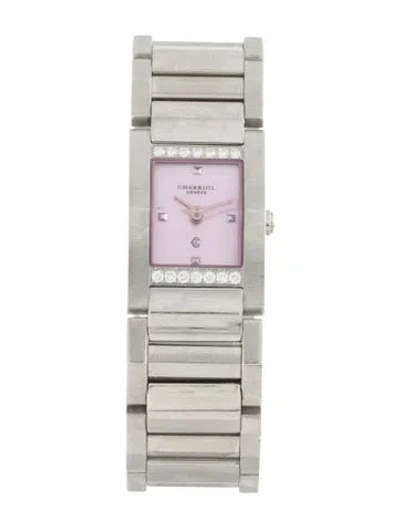 Pre-owned Charriol Megeve Watch, 19mm In Multicolor