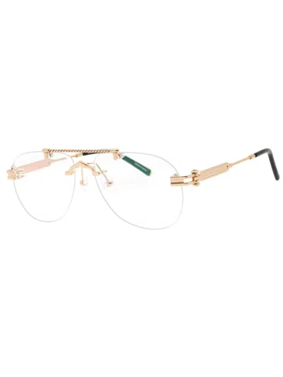 Charriol Men's Metal Aviator Eyeglasses Pc75106 In Gold