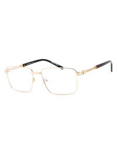 Charriol Metal Rectangular Men's Eyeglasses - Pc75093 In Gold