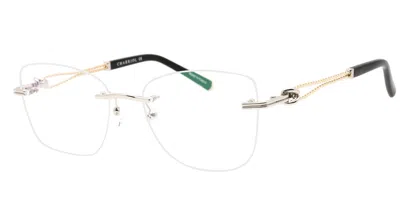 Charriol Pc71061 C02 Occhiali Da Vista Argentati Per Donna (solo Montatura) In Silver