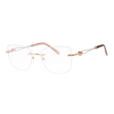 Charriol Pc71061 C03 Shiny Pink Gold/silver Burgundy 55mm
