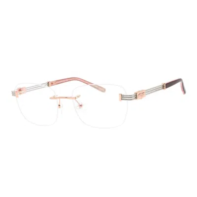 Charriol Pc71065 C03 Shiny Pink Gold/silver Burgundy 55mm In Multi