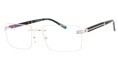 Charriol Pc75118 C02 Occhiali Da Vista Argentati Per Uomo (solo Montatura) In Silver