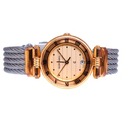 Pre-owned Charriol Philippe  Quartz Watch W Date 12395* In Multiple