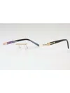 Charriol Rectangular Men's Titanium Eyeglasses