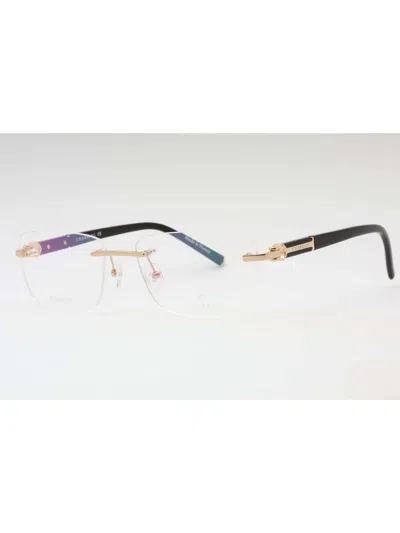 Charriol Rectangular Men's Titanium Eyeglasses