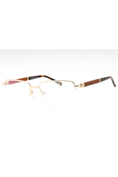 Charriol Rectangular Metal Men's Eyeglasses In Gold