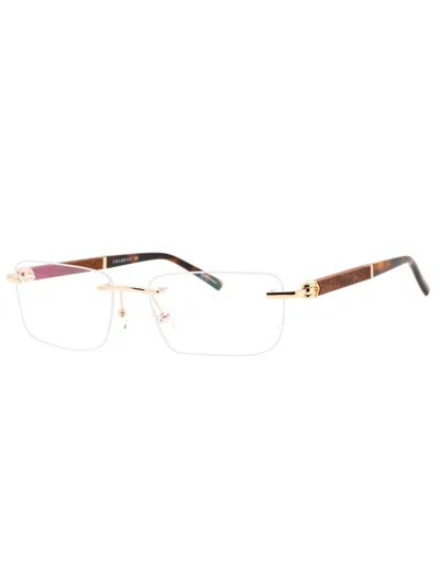 Charriol Rectangular Metal Men's Eyeglasses - Pc75109 In Brown