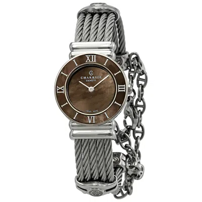 Charriol St. Tropez Brown Mother Of Pearl Dial Ladies Watch 028sti.540.562 In Brown / Mop / Mother Of Pearl