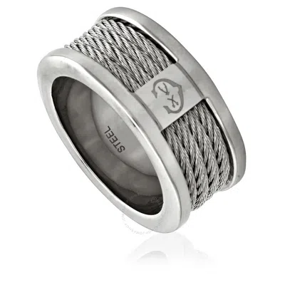 Charriol Stainless Steel Forever Ring In Silver