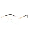 Charriol Titanium Rectangular Men's Eyeglasses - Size 50-59.9