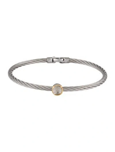 Pre-owned Charriol Topaz Bangle Bracelet, 7" In Multi
