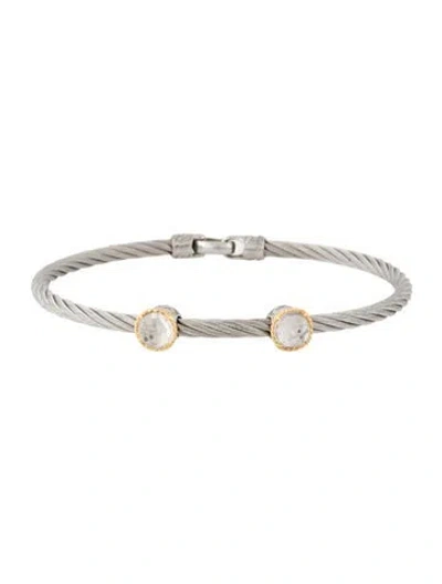 Pre-owned Charriol Topaz Station Bracelet, 6.75", 6.75" In Multi