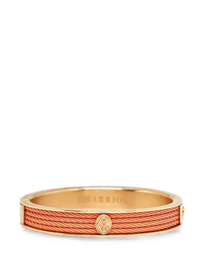 Pre-owned Charriol Twisted-cable Bracelet In Pink