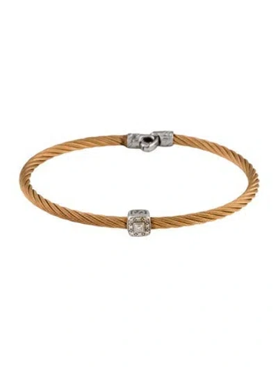 Pre-owned Charriol Two-tone Single Station Bracelet, 7", 7" In Multi