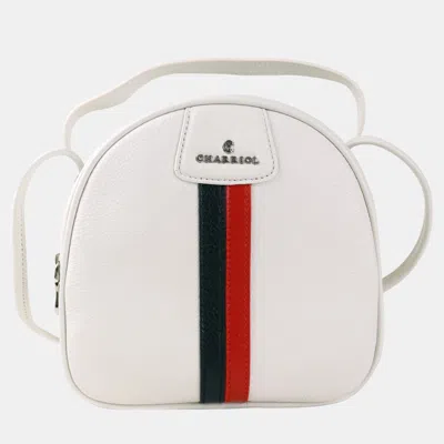 Pre-owned Charriol White Leather Conic Handbag