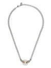 Charriol Zen Charm-detail Necklace In Silver